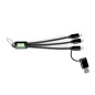 Bikoc - Anschluss Micro USB, Typ C und Lightning 5V DC 2.4A | Reclycling Aluminium