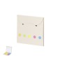Tesher - 50 Haftnotizen 7,5 x 7,5 cm. 125 Mini Haftnotizen 1,5 x 5 cm | Recycelte Milchkartons