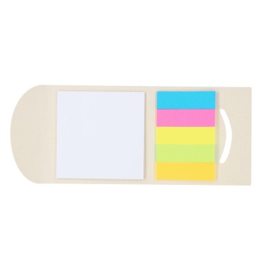 Tesher - 50 Haftnotizen 7,5 x 7,5 cm. 125 Mini Haftnotizen 1,5 x 5 cm 