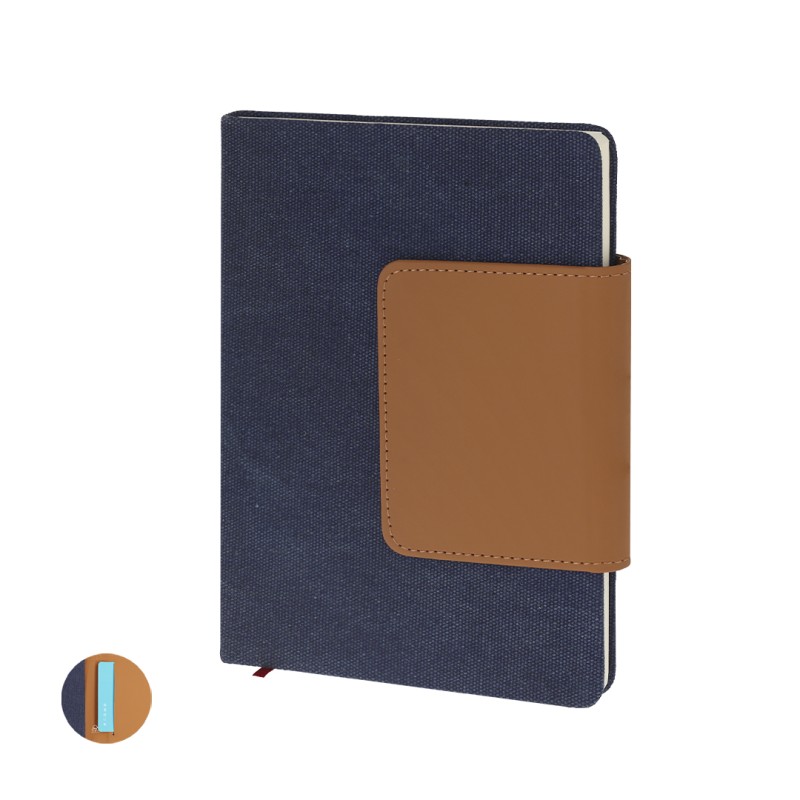 Renak - Hardcover-Abdeckung. 80 Blätter | Reclycling Canvas/ Reclycling PU