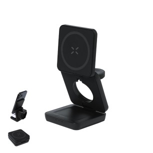 Komal - Drahtlos 15W. Magnetisch. Faltbar | Reclycling ABS