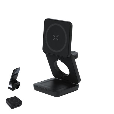 Komal - Drahtlos 15W. Magnetisch. Faltbar | Reclycling ABS