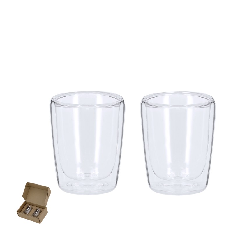 Frilux - 2 Pièces. 65 ml | Verre Borosilicate