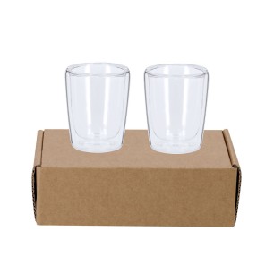 Frilux - 2 Pièces. 65 ml | Verre Borosilicate