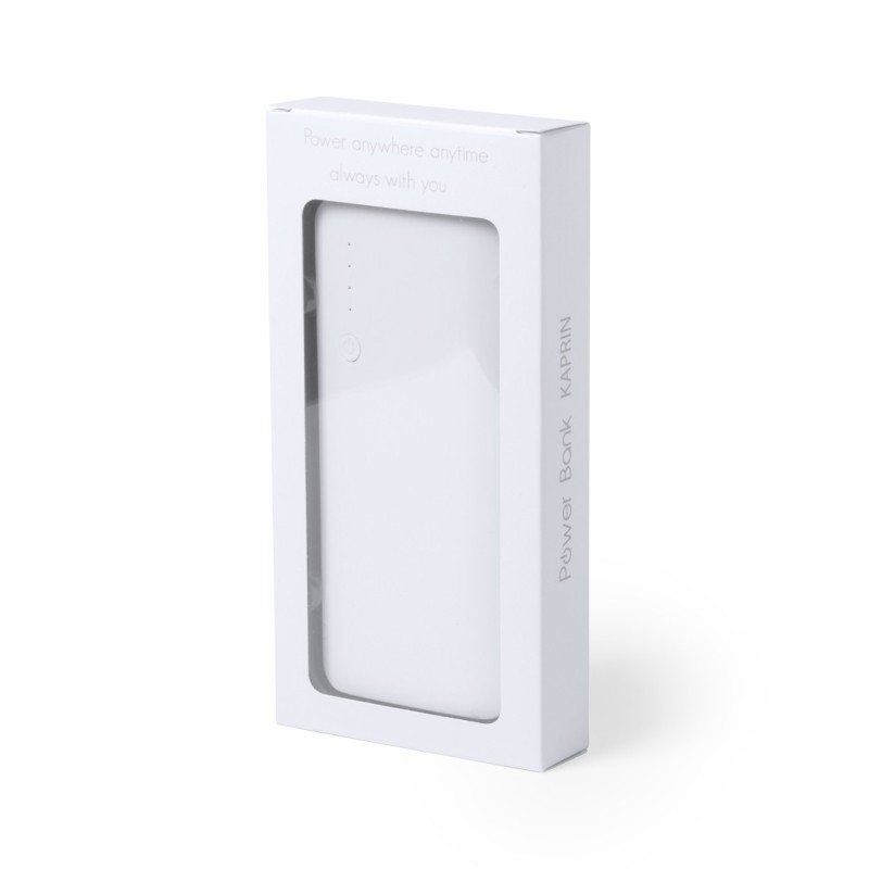 Power Bank  avec impression publicitaire Kaprin Power Bank  avec impression publicitaire Kaprin
