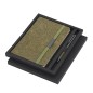Malcon - Notizblock Hardcover-Abdeckung. 80 Blätter. Kugelschreiber Inklusive | Teefaser