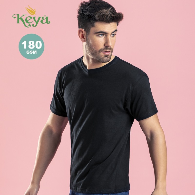 T-Shirt Adulte Couleur "keya" personnalisé MC180-OE T-Shirt Adulte Couleur "keya" personnalisé MC180-OE