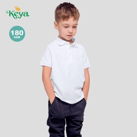 Achetez Polo Enfant Blanc "keya" YPS180 pas cher sur Amc Pub