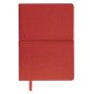 Vierax - Flexibler Einband. 80 Blätter. 25 Haftnotizen 7,5 x 7,5 cm. 125 Mini Haftnotizen 1,2 x 4,5 cm | Reclycling PU