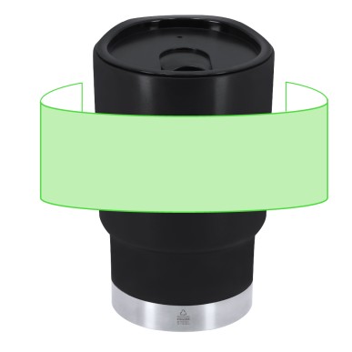 Clancy - 380 ml | PP Recyclé/ Acier Inox Recyclé