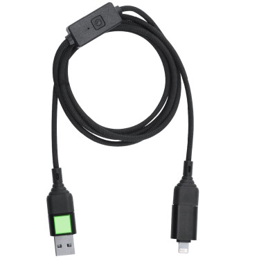 Gabbo - Geeignet für die datenübertragung. Anschluss Typ C und Lightni