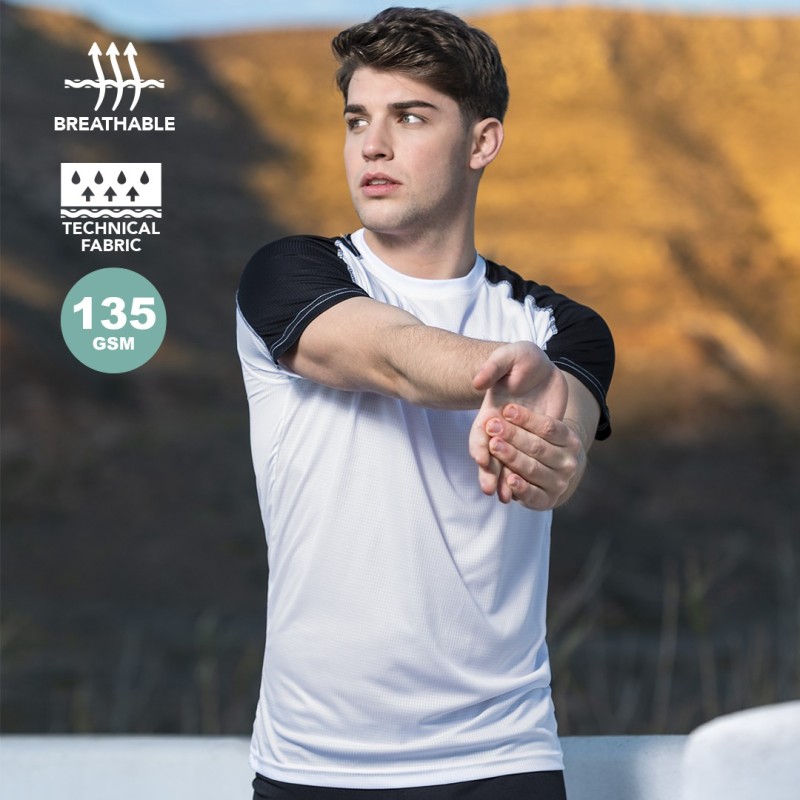 T-Shirt Adulte Tecnic Dinamic  avec impression publicitaire Comby T-Shirt Adulte Tecnic Dinamic  avec impression publicitaire Comby