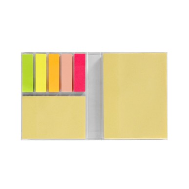 Quepro - 50 Haftnotizen 7,5 x 10 cm. 25 Haftnotizen 5 x 7,5 cm. 125 Mi