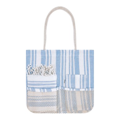 Bekoran - Tasche, Kulturbeutel und Pareo | 60% Baumwolle/ 40% Polyeste