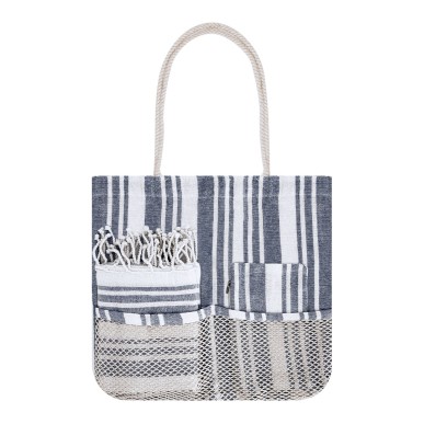 Bekoran - Tasche, Kulturbeutel und Pareo | 60% Baumwolle/ 40% Polyeste