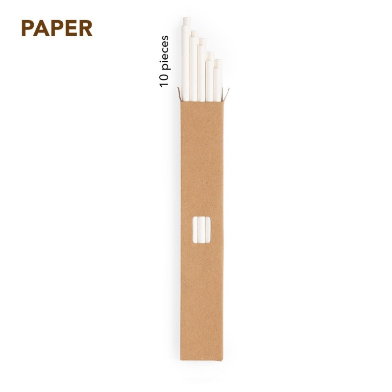 Set Paille  avec logo Lantux