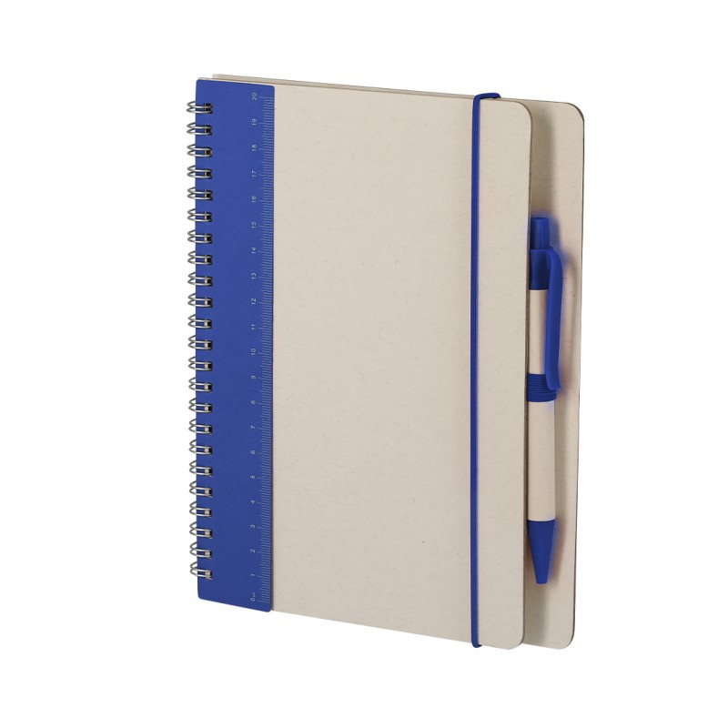 Kirax - Hardcover-Abdeckung. 70 Blätter. Recycelte Milchkartons Kugelschreiber Inklusive | Recycelte Milchkartons