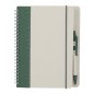 Kirax - Hardcover-Abdeckung. 70 Blätter. Recycelte Milchkartons Kugelschreiber Inklusive | Recycelte Milchkartons