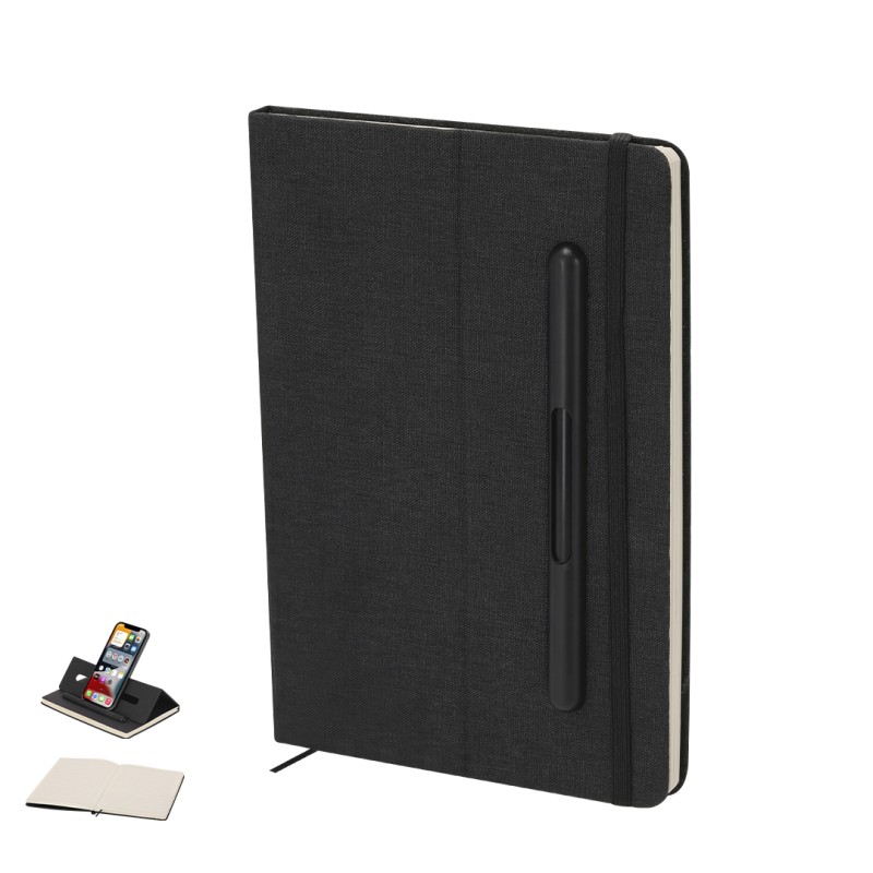 Lemard - Hardcover-Abdeckung. 96 Blätter. Ewiger Bleistift Kugelschreiber Inklusive | Polyester 600D RPET