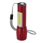 Dilrot - 8 Leds. 10 COB Lichter. 3 Lichtpositionen, Festes und Blinkendes. Batterie 400 mAh. Zoomfunktion | Aluminium