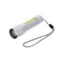 Dilrot - 8 Leds. 10 COB Lichter. 3 Lichtpositionen, Festes und Blinkendes. Batterie 400 mAh. Zoomfunktion | Aluminium