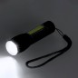 Dilrot - 8 Leds. 10 COB Lichter. 3 Lichtpositionen, Festes und Blinkendes. Batterie 400 mAh. Zoomfunktion | Aluminium