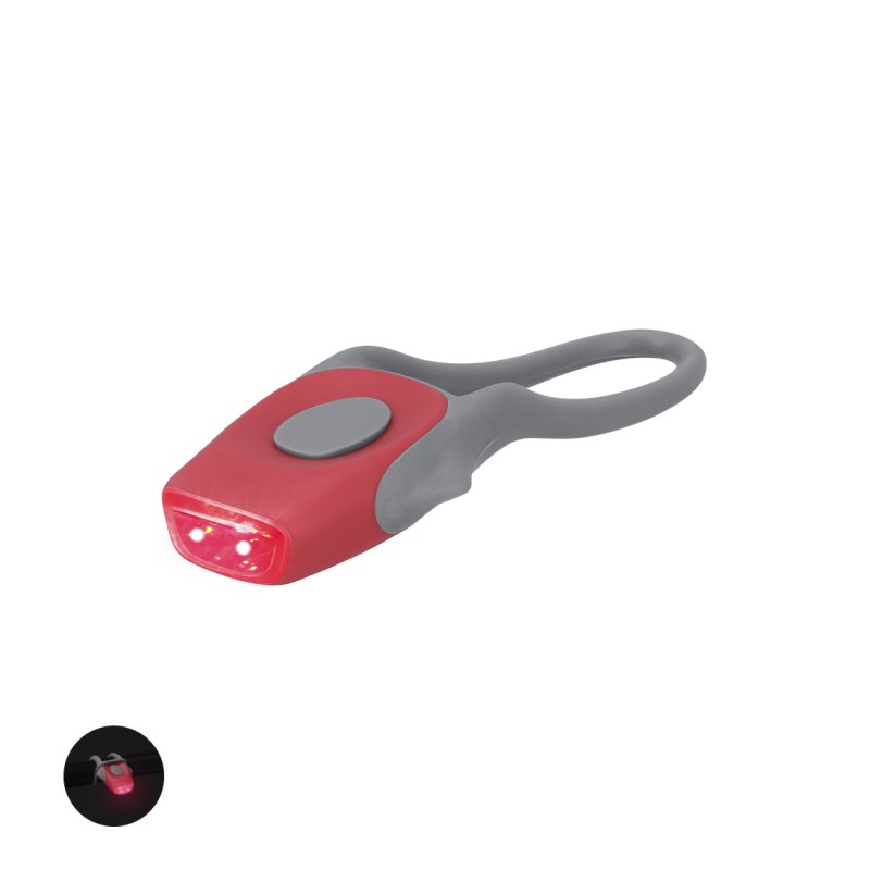 Norint - 2 Leds. 2 Modes de Lumière, Fixe et Clignotante. Pile Bouton Incluse | Silicone/ ABS