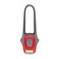 Norint - 2 Leds. 2 Modes de Lumière, Fixe et Clignotante. Pile Bouton Incluse | Silicone/ ABS