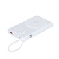 Barian - Drahtlos 15W. Magnetisch. 10000 mAh. 1 USB Ausgänge. Typ C Ausgänge und Eingang | Recycling ABS