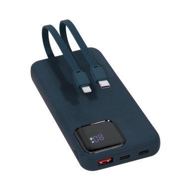 Fatuox - 10000 mAh. 2 Typ C Ausgänge und Eingang. 1 USB Ausgänge. Ansc