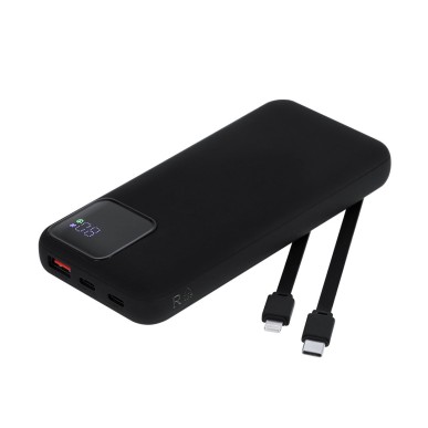 Fatuox - 10000 mAh. 2 Typ C Ausgänge und Eingang. 1 USB Ausgänge. Ansc