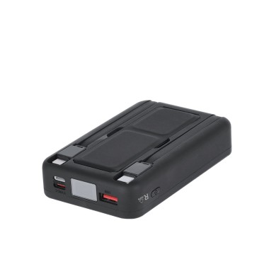 Granzax - Drahtlos 15W. Magnetisch. 10000 mAh. 1 USB, 1 Lightning, 1 M