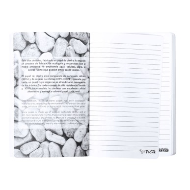 Letan - Flexibler Einband. 64 Blätter | Papier aus steinextrakten
