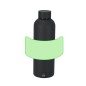 Keplix - Wärme Flasche Rostfreier Stahl, 500 ml. Notizblock RPET, Hardcover-Abdeckung. 80 Blätter. Kugelschreiber Reclycling Alu