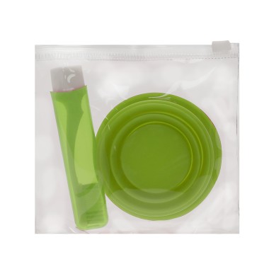 Baldur - Brosse à Dents Pliable. Verre Pliable, Silicone, 200 ml