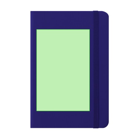 Garrick - Notizblock Hardcover-Abdeckung. 80 Blätter. Kugelschreiber Gummierung | PU. Gummierung