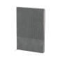 Holland - Notizblock Reclycling PU. Flexibler Einband. 96 Blätter. Reclycling Aluminium Kugelschreiber. Gummierung