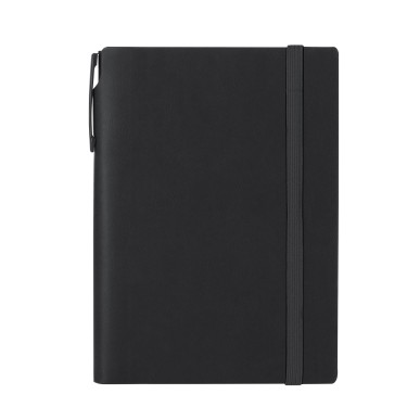 Sphere - Notizblock Reclycling PU. Hardcover-Abdeckung. 96 Blätter. Re