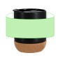 Forar - Tasse Keramik/ Kork, 330 ml. Notizblock PU/ Kork, Hardcover-Abdeckung, 80 Blätter. Kugelschreiber Aluminium/ Kork