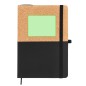 Forar - Tasse Keramik/ Kork, 330 ml. Notizblock PU/ Kork, Hardcover-Abdeckung, 80 Blätter. Kugelschreiber Aluminium/ Kork