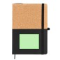 Forar - Tasse Keramik/ Kork, 330 ml. Notizblock PU/ Kork, Hardcover-Abdeckung, 80 Blätter. Kugelschreiber Aluminium/ Kork