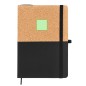 Forar - Tasse Keramik/ Kork, 330 ml. Notizblock PU/ Kork, Hardcover-Abdeckung, 80 Blätter. Kugelschreiber Aluminium/ Kork