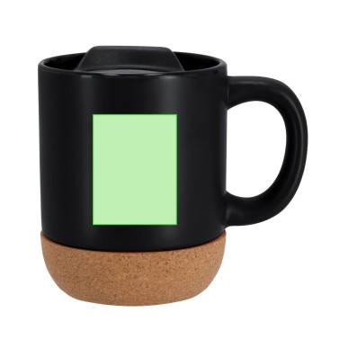 Forar - Tasse Keramik/ Kork, 330 ml. Notizblock PU/ Kork, Hardcover-Ab