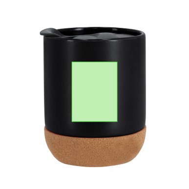 Forar - Tasse Keramik/ Kork, 330 ml. Notizblock PU/ Kork, Hardcover-Ab