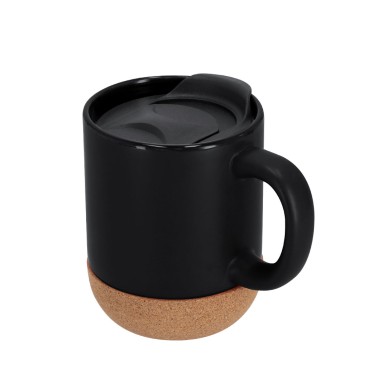 Forar - Tasse Keramik/ Kork, 330 ml. Notizblock PU/ Kork, Hardcover-Ab
