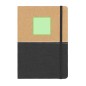 Gravan - Wärme Flasche Reclycling Rostfreier Stahl/ Kork, 500 ml. Notizblock Polyester 300D RPET/ Kork, Hardcover-Abdeckung, 80 
