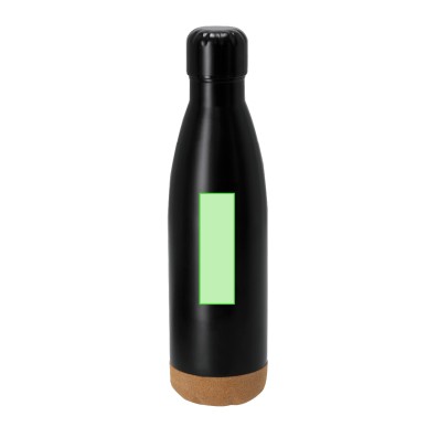 Gravan - Wärme Flasche Reclycling Rostfreier Stahl/ Kork, 500 ml. Noti