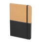 Gravan - Wärme Flasche Reclycling Rostfreier Stahl/ Kork, 500 ml. Notizblock Polyester 300D RPET/ Kork, Hardcover-Abdeckung, 80 