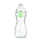 Hasleg - Trinkflasche 1 L. 2 Trinkbecher 400 ml | Reclycling Glas