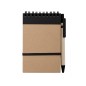 Ecocard - Hardcover-Abdeckung. 70 Blätter. Reclycling Pappe Kugelschreiber Inklusive | Reclycling Pappe
